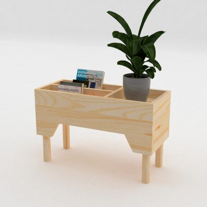 Mesa Librero 70x30x45cm Natural