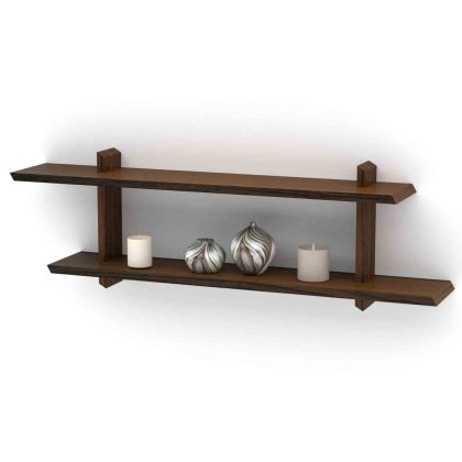 Repisa madera color Roble 110x35cm